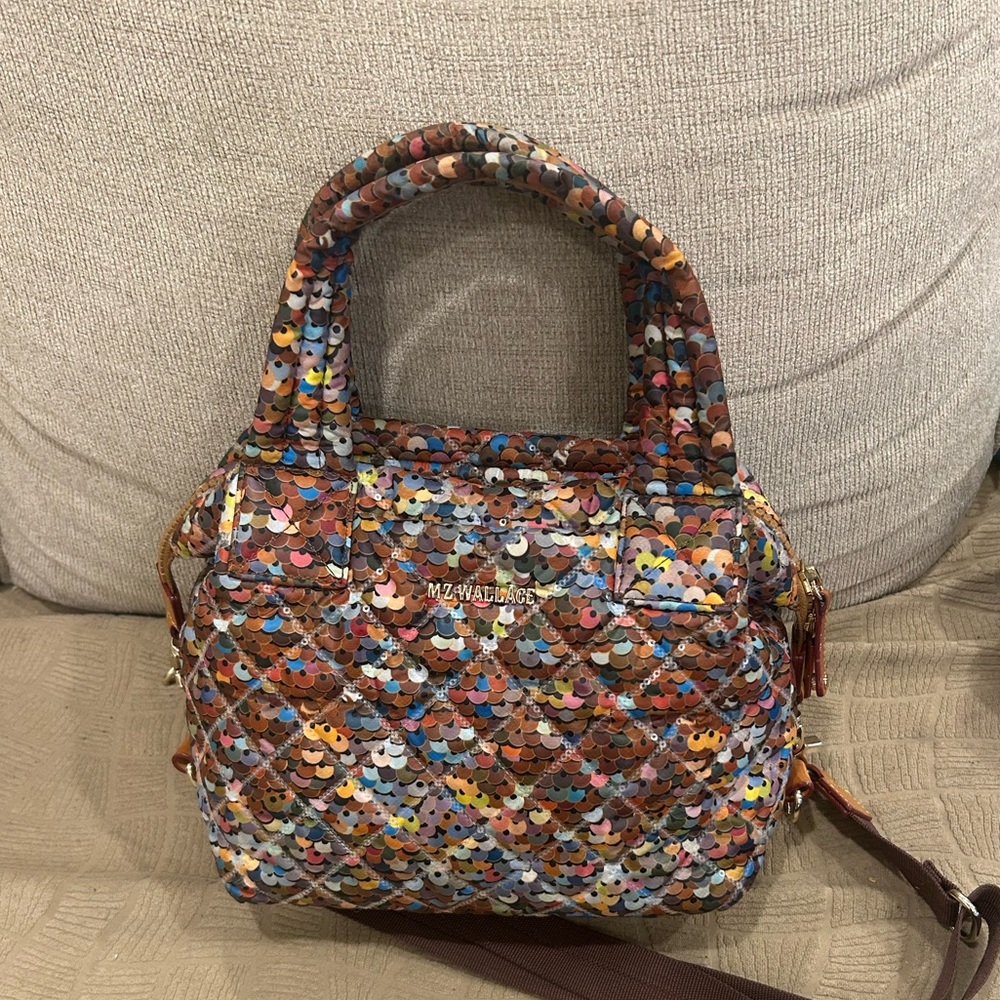 MZ Wallace Colorful Quilted Shoulder Bag